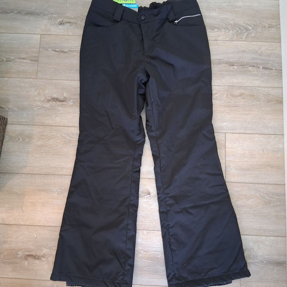 NEW Free Country Women's Insulated Ski Pants Black size Large NWT Snow Pants